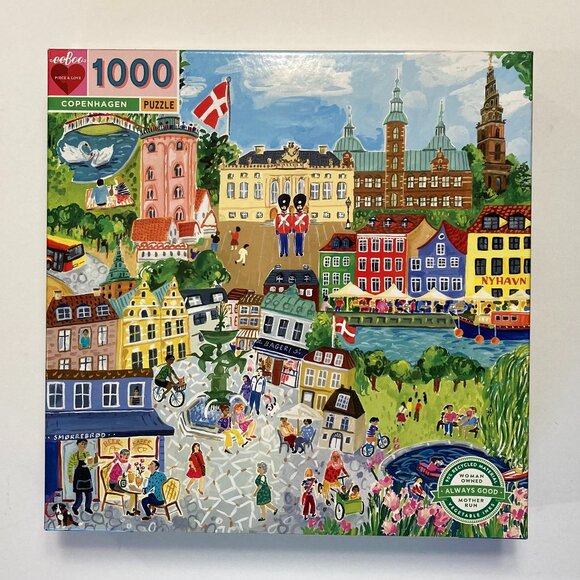 Eeboo 'Copenhagen' - 1000 Piece Puzzle - Picture 1 of 1